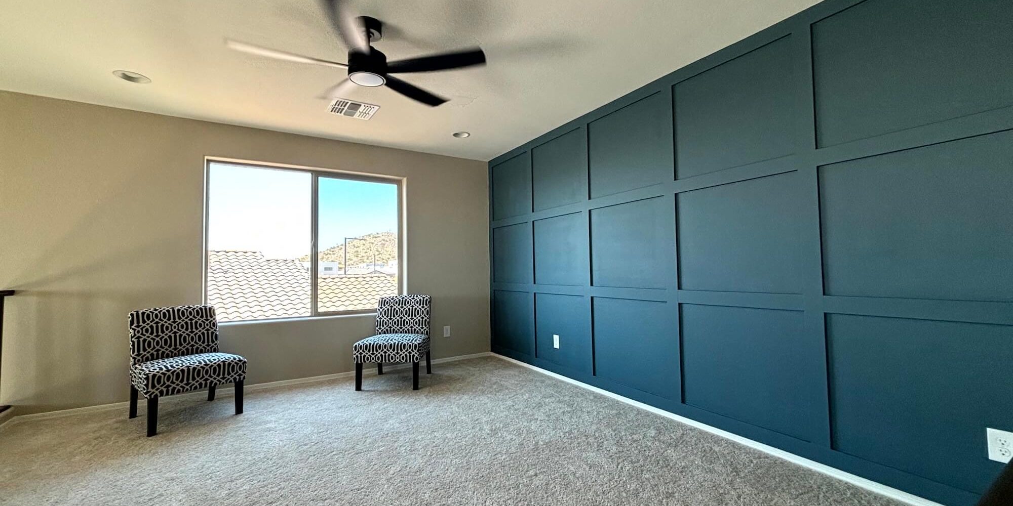 specialty painting accent wall in peoria az home
